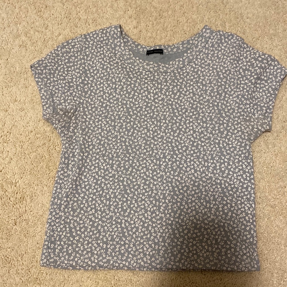 Brandy Melville blue short sleeve, one size